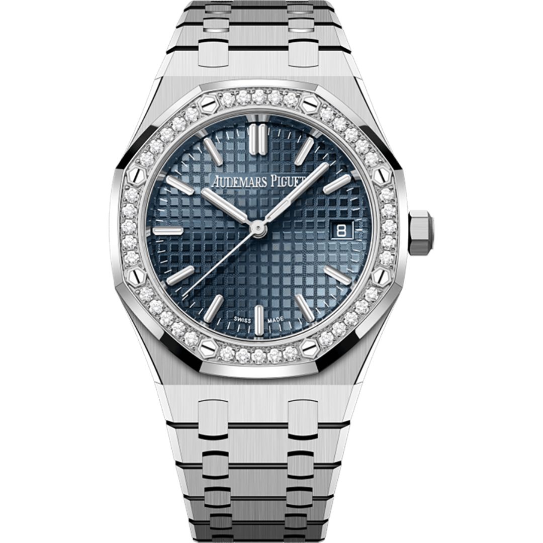 77451st-zz-1361st-04_main Audemars Piguet Royal Oak 34 77451ST.ZZ.1361ST.04 Blue - Image 1