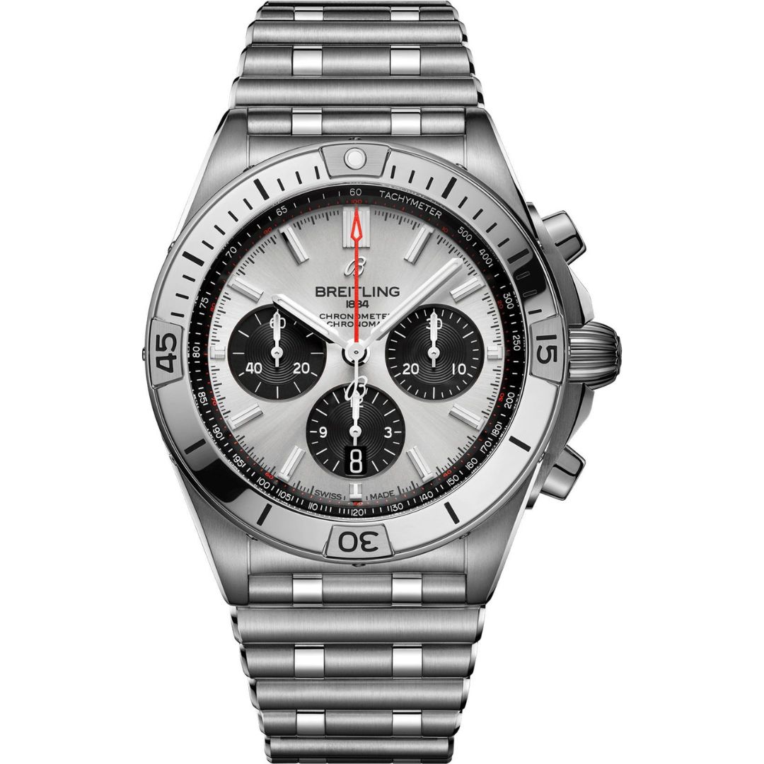 breitling-chronomat-ab0134101g1a1_1 Breitling Chronomat B01 42 AB0134101G1A1 Stainless Steel Silver Dial