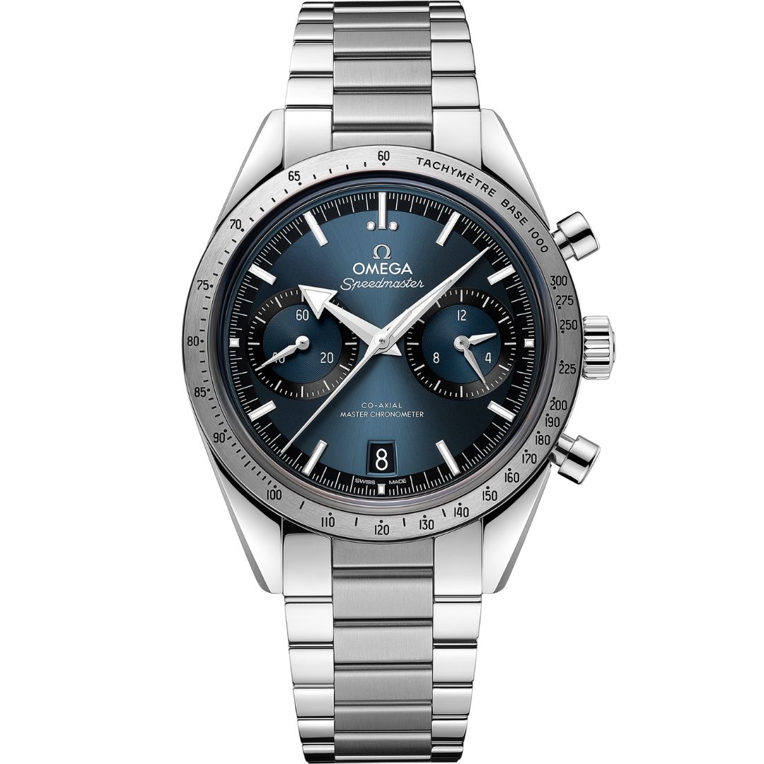 omega-speedmaster-57-33210415103001_1 Omega Speedmaster 57 332.10.41.51.03.001 Front View