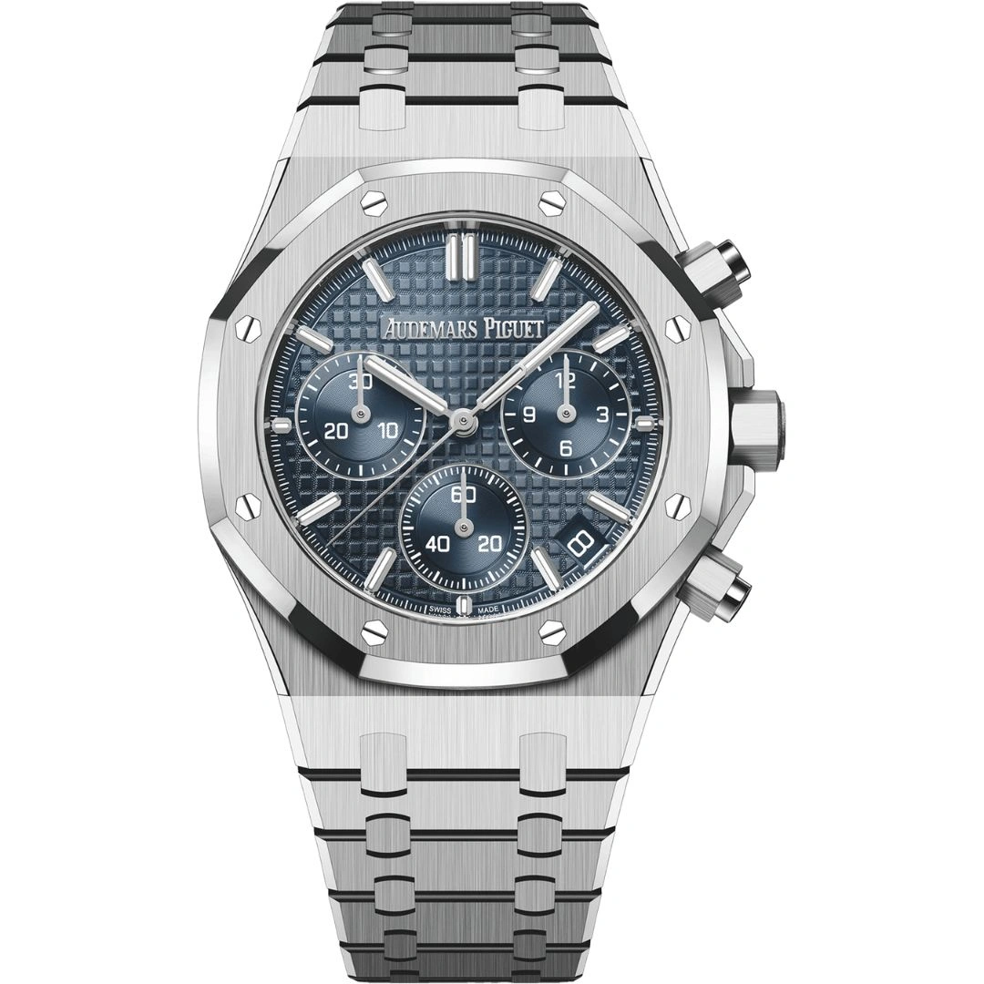 26240st-oo-1320st-05 Audemars Piguet Royal Oak 41 26240ST.OO.1320ST.05 Blue - Image 1
