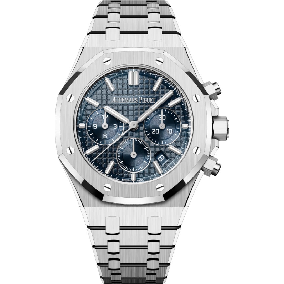26715st-oo-1356st-01.jpg Audemars Piguet Royal Oak Chronograph 26715ST.OO.1356ST.01 Steel Blue Dial - Image 1