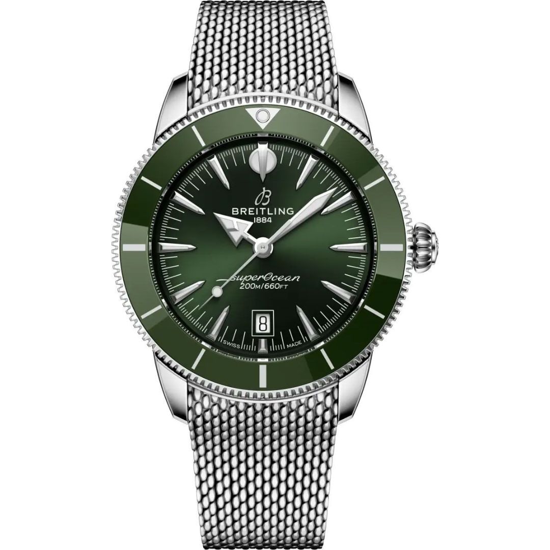 breitling-superocean-heritage-ab3112361l1a1-green-front.jpg Breitling Superocean Heritage B31 Automatic 44mm AB3112361L1A1 Green - Image 1