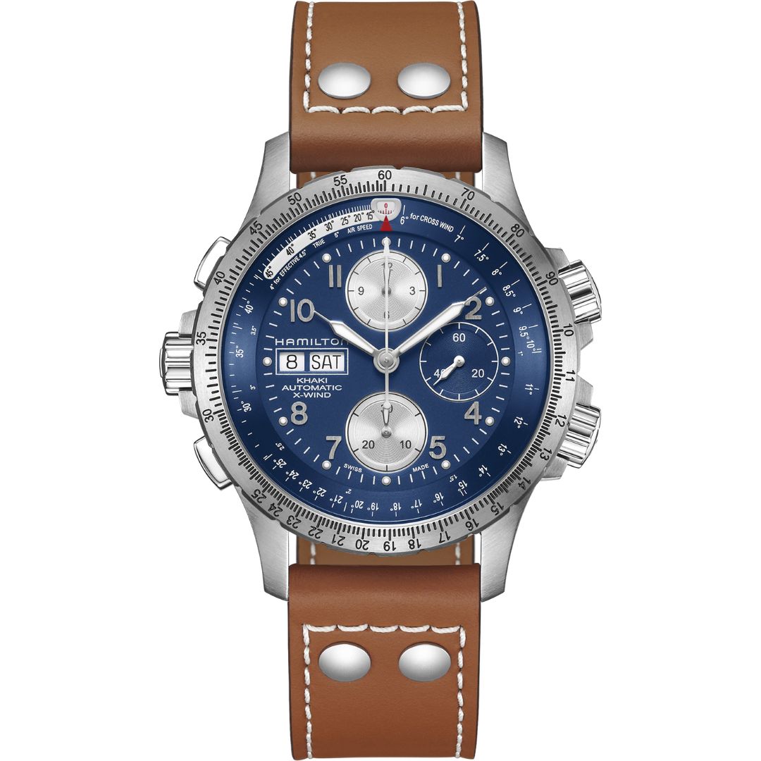 h77506540_1.jpg Hamilton Khaki Aviation X-Wind Auto Chrono 44mm H77506540 - Image 1