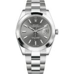 Rolex Datejust 41 126300 Steel Oyster Slate Dial